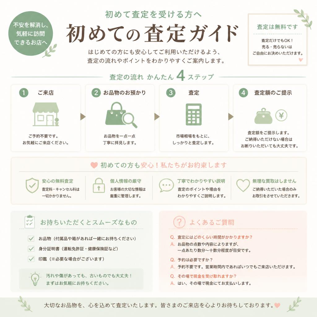 初めての方でも安心！