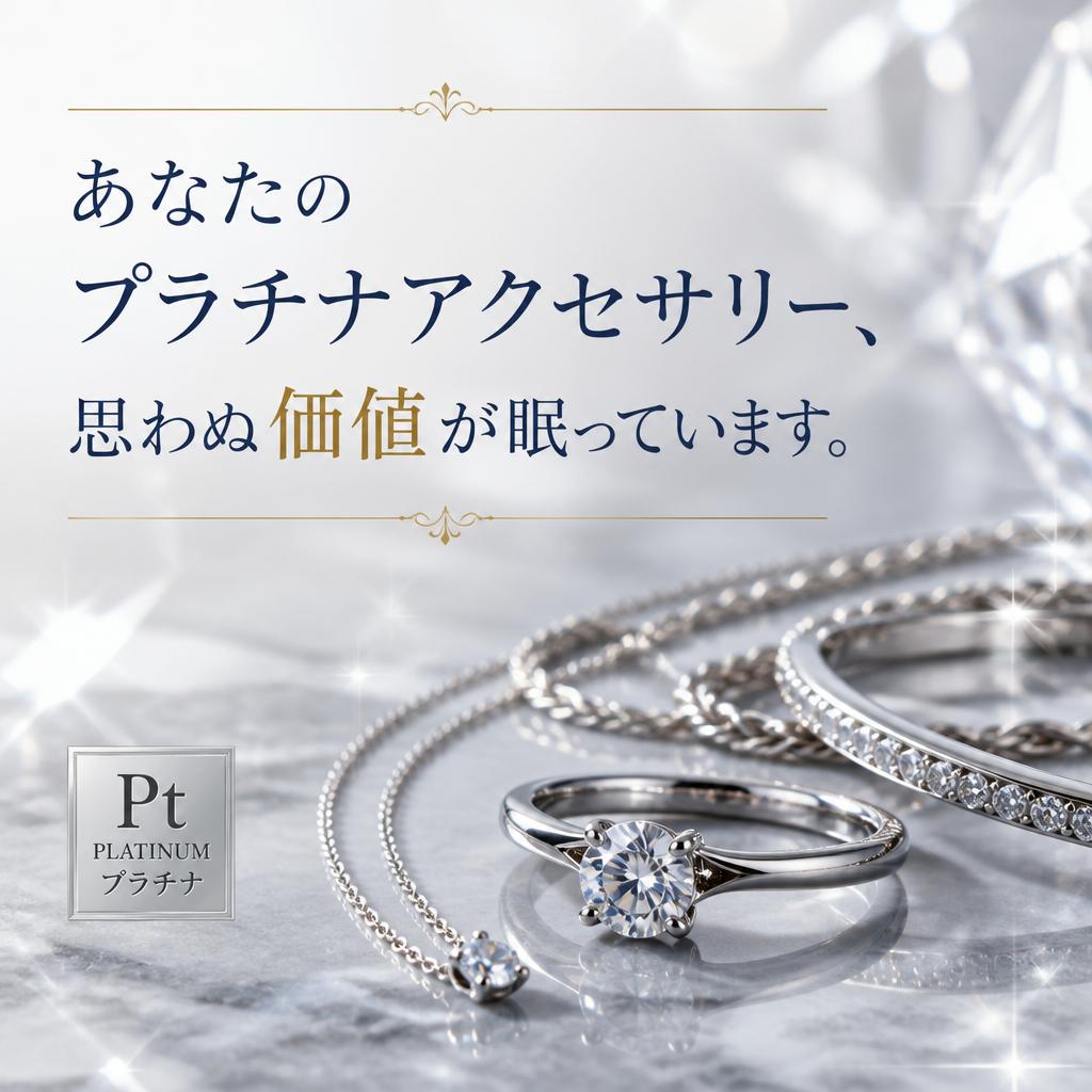 あなたのプラチナアクセサリー、思わぬ価値が眠っています。