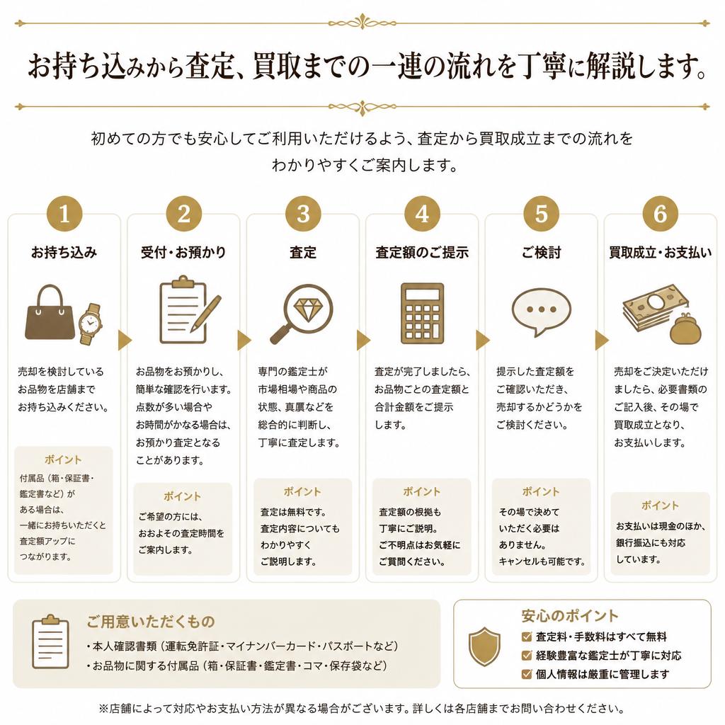 金券買取の流れ